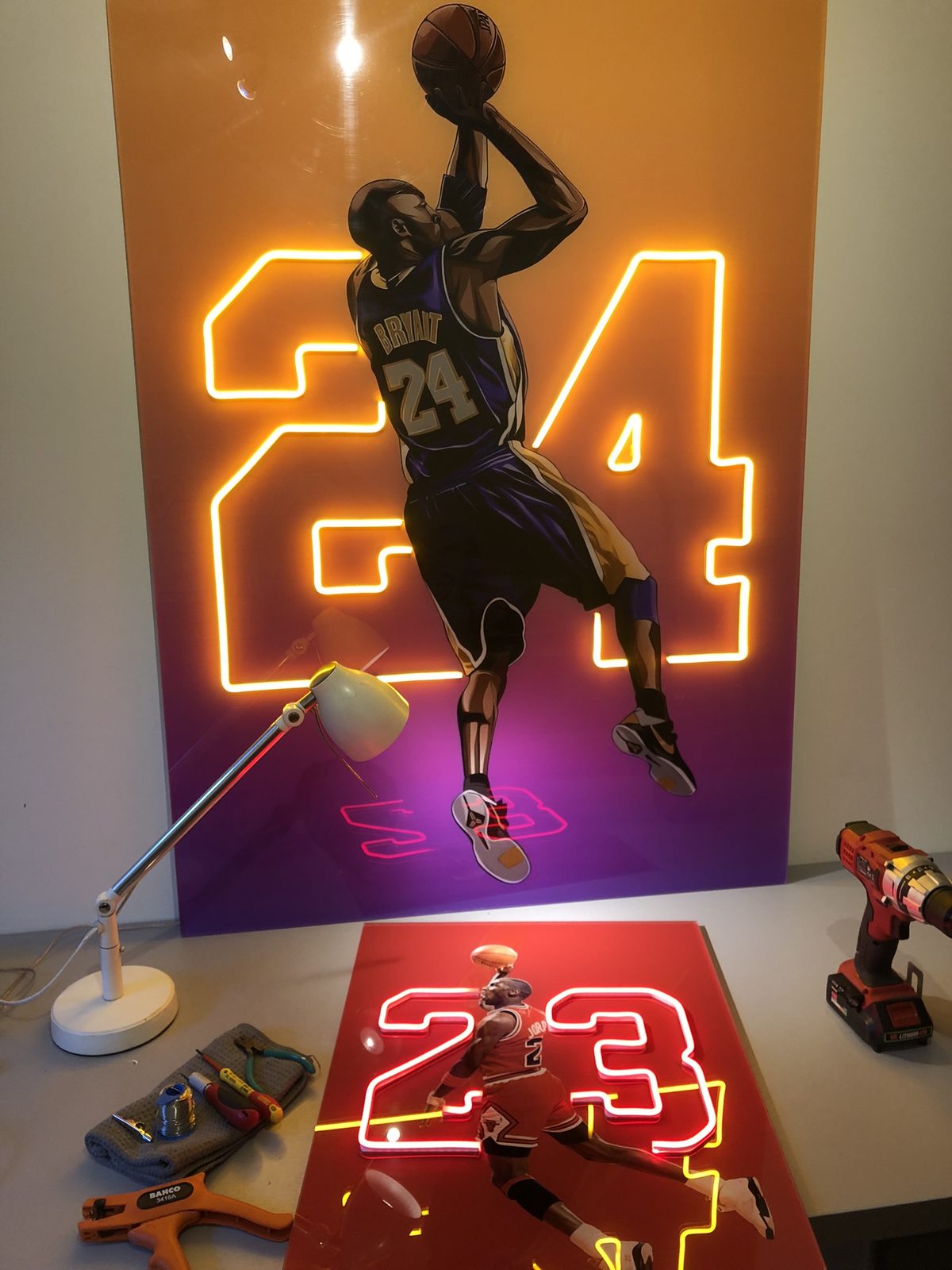 Kobe & Jordan LED Neon